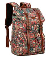 BAOSHA Casual Large College School Daypack Travel Hiking Camping Rucksack 15.6" Laptop Backpack for Women BP-02 (Multicolour)