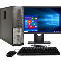 Dell Optiplex 990 SFF PC, Intel Core i5 Processor, 16GB RAM, 2TB HDD, DVDRW, Keyboard & Mouse, WiFi, Bluetooth 4.0, Windows 10 Pro, 20in LCD Monitor (Renewed)