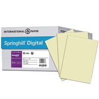 Springhill Colored Paper, Heavy Paper, Ivory Paper, 28/70lb, 104 gsm, 8.5 x 11, 10 Reams / 5,000 Sheets - Opaque, Thick Paper (024157C)