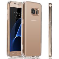 SWEES Phone Case Compatible Samsung Galaxy S7 (2016 Released), Slim Thin Soft Silicone Gel TPU Clear Back Case Shock Absorbing Protective Cover 5.1 inch, Crystal Clear
