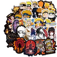 Bowinr Naruto Car Stickers, Anime Naruto Shippuden Bumper Sticker for Phone, MacBook, Laptop, Car, Lugguage, Skateboard and More (100'pcs)