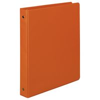 Samsill 1 Inch Value Document Storage 3 Ring Binder, Round Ring, 11 x 8.5 Inches, Orange (11313)