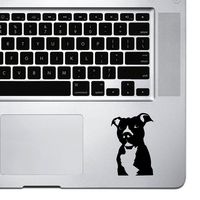 StickAny Palm Series Pit Bull Sticker for MacBook Pro, Chromebook, and Laptops (Black)