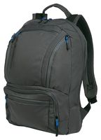 Port Authority Cyber Backpack>One size Dark Charcoal/Royal BG200