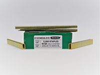18GA Narrow Crown Staples 1/4" x 1/2" Length Galv. Senco Type L Style 5,000-Pack (PREBENA E12)