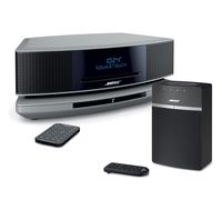 Bose Wave SoundTouch IV - Platinum Silver & SoundTouch 10 - Black Bundle Wi-Fi Music Systems