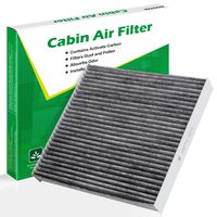 Kootek Cabin Air Filter for CF10134 Honda & Acura, Accord/Odyssey/Pilot/Ridgeline/CSX/ILX/MDX/RDX/TLX/RL//RLX/Civic/Croostour/CR-V Active Carbon Filters Dust Pollen Gases Odors (1 Pack)
