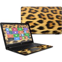 MightySkins Skin Compatible With HP 15t Laptop 15.6" (2017) - Cheetah | Protective, Durable, and Unique Vinyl Decal wrap cover | Easy To Apply, Remove, and Change Styles | Made in the USA