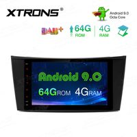 XTRONS 8 Inch Android 9.0 Car Stereo Radio Player Octa Core 4G RAM 64G ROM GPS Navigation Multi-Touch Screen Head Unit Supports Screen Mirroring WiFi OBD2 DVR TPMS for Mercedes Benz W211 219 CLS