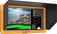 LILLIPUT 5" Q5 FULL HD Metal Slim Camera-top monitor 1000:1 contrast SDI/HDMI cross conversion F970+LP-E6 battery plate Waveform PIP mode Column (YRGB peak) time code by VIVITEQ
