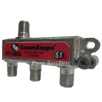 2 Piece SV-3G 3-Way Professional Grade 5-1002Mhz Corrosion Resistant Plating RG6 RG7 RG8 RG59 RG8 RG11 Coaxial Cable Digital Splitter for Charter Time Warner COX Comcast HDTV