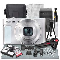 Canon PowerShot SX620 HS Digital Camera along with 32GB, Deluxe Accessory Bundle and Cleaning Kit