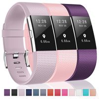 Humenn Bands Compatible with Fitbit Charge 2, 3 Pack Classic & Special Edition Replacement Bands for Fitbit Charge 2, Women Men