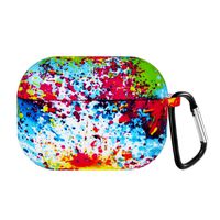 Kolumb Compatible for Airpods Pro Silicone Case Cover with Keychain, Various Designs, Visible Front LED, Scratchproof&Shockproof Protective Cover Compatible for Airpod Pro/Airpods 3