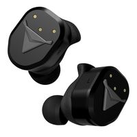 Decibullz - Custom Molded True Wireless Earphones - Noise Isolating, Bluetooth 5.0, All Day Battery, Waterproof, Includes Charging Case and USB-C Cable