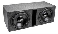 Skar Audio Dual 12" 1000W Dual 2 Ohm Loaded Vented Subwoofer Enclosure | IX12D2-2X12VENTED