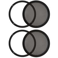 Goldwood Sound, Inc. Monitor Speaker And Subwoofer Part, Heavy Duty Steel Mesh Snap On Woofer Grills for 8" 2 Grill Pack (SG-M8-2)