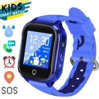 LTAIN Kids Smart Watch Waterproof Smartwatch GPS Watch for Kids SOS Camera Voice Chat Stopwatch Alarm Clock Anti Disturb Mode Security Zone Game Smartwatch Birthday Gift for Girls and Boys（Blue）