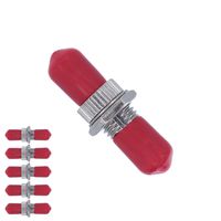 Fiber Optic ST to ST Coupler/Adapter Multimode UPC Simplex - 5 Pack - Beyondtech Fiber Optic Extender/Fiber Couplers Series