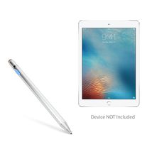 iPad Pro 9.7 Stylus Pen, BoxWave [AccuPoint Active Stylus] Electronic Stylus with Ultra Fine Tip for Apple iPad Pro 9.7 - Metallic Silver