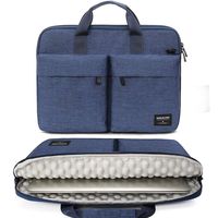 KINGSLONG 17 17.3 Inch Laptop Case Bag Sleeve, Lightweight Laptop Computer Notebook Ultrabooks Carrying Case Sleeve Handbag Cover for Men Women Fit for Acer Asus Dell Lenovo HP Toshiba, Blue