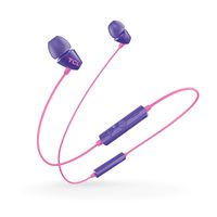 TCL SOCL100BT Wireless in-Ear Earbuds Bluetooth Headphones with Quick Charge and Built-in Mic - Sunrise Purple