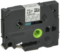 Brother tze-135 White On Clear 1/2 Tape Cartridge