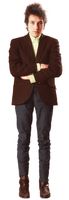 BOB DYLAN LIFESIZE CARDBOARD STANDUP STANDEE CUTOUT POSTER FIGURE PROP
