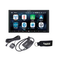 Alpine iLX-W650 Compatible with CarPlay & Android Auto - Includes SXV300V1 Sirius XM Tuner