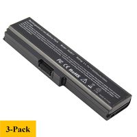 [3 Pack] PA3817U-1BRS PA3818U-1BRS Battery for Toshiba L755 L675 L750 L700 P755 P750 C655 C675 A655 A665 C655D L755D L755-s5167 L755-s5170 L755-s5175 L755-s5213 C675-s7103 C675-s7106 Satellite