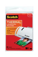 Scotch Thermal Laminating Pouches, 5.31 Inches x 7.28 Inches, 20 Pouches, 6 Pack (TP5903-20)