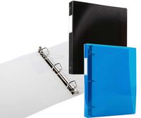 Filexec Products Ring Binder 1.5-Inch D Ring, Translucent, Pack of 6 (50471-6223)