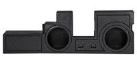 Super Duty Dual 10" Ported Subwoofer Box Enclosure for 2000-16 Ford F250/350/450