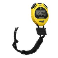 MARATHON ST083009 Adanac 4000 Digital Stopwatch Timer with Extra Large Display and Buttons, Water Resistant, Two Year Warranty - Yellow
