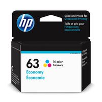 HP 63 | Ink Cartridge | Tri-Color | Economy Size | 1VV44AN