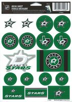 WinCraft NHL Dallas Stars Vinyl Sticker Sheet, 5" x 7"