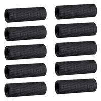 Hobbypark Aluminum M3x15mm Standoff Spacer Female-Female Round Column for RC Drone Parts DIY Black (Set of 10)