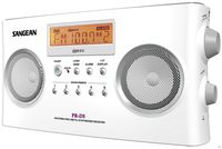 Sangean PR-D5 Portable Radio with Digital Tuning and RDS (White) (Renewed)