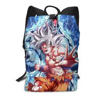 Goku Mastered Ultra Instinct Oozaru Casual Backpack Daypack Laptop Bag School Bag BookBag