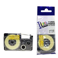 LM Tapes Premium Compatible LM9YW 3/8 in Black on Yellow Tape Cassette, 1/Pack