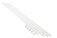 16 ft. Cable Raceway Kit for Concealing and Cord Organizing - White - Each Strip is 0.78 x 0.39 x 48 inches