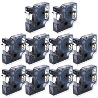D1 Labels, Compatible DYMO D1 45013 Labeling Tape 12mm Black on White,Work with Dymo Labelmanager 160 280 360D 420P 450D Labeler, 23 Feet (7m) Roll, 10-Pack......