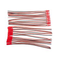 JST-20 10 Pairs 20 AWG JST Plug Connector 2 Pin Male Female Plug Connector Cable Wire