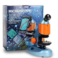 Microscope for Student and Kids Education, 40X-200X Magnification Compound&Stereo Monocular Lab Microscope with Smartphone Holder and All Accessories You Need