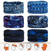 JOEYOUNG Headwear, Bandana, Neck Gaiter, Head Wrap, Headband for Men and Women, Multifunctional Head Scarf, Face Mask, Balaclava, Magic Scarf, Sweatband for Fishing, Yoga, Motorcycling