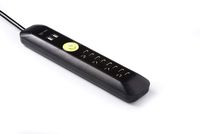 Easylife Tech 4 Outlet Power Strip Dual USB Port Surge Protector with 6 ft Power Cord 1200 J - Black