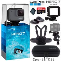 GoPro HERO7 Silver Camera Sports Bundle