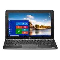 Beantech W11046APB CORE+ Windows 10 Detachable PC, Cherry Trail CPU, 4GB RAM 64GB Storage, HD Touchscreen, 11.6", Black