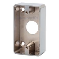 ZOTER Door Exit Button Switch Durable Metal Box Back Mounted Rectangular