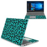 Mightyskins Skin Compatible with Lenovo Ideapad 330s 15" (2018) - Teal Leopard | Protective, Durable, and Unique Vinyl Decal Wrap Cover | Easy to Apply, Remove, and Change Styles | Made in The USA